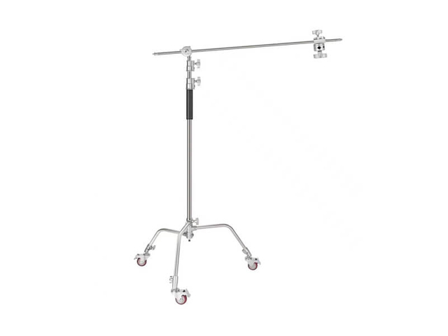 Magic Leg 25mm Universal Caster Wheel C-frame Photography Light Tripod with Brake